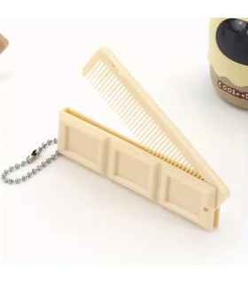 Peine Barba Plegable Chocolate Blanco SensaBien - 1