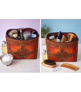 Neceser Afeitado Hombre Diseño Celta SensaBien - 2