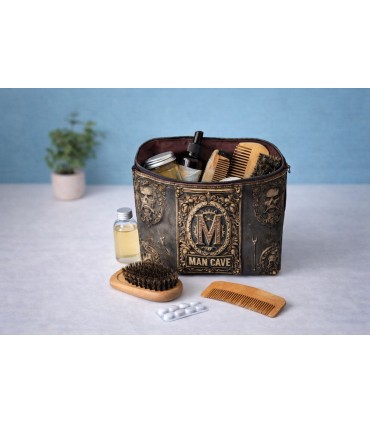 Neceser Afeitado Hombre Estilo Barroco Vintage SensaBien - 3