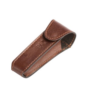 Funda Maquinilla Afeitar MÜHLE Cuero Marrón Viaje - 1
