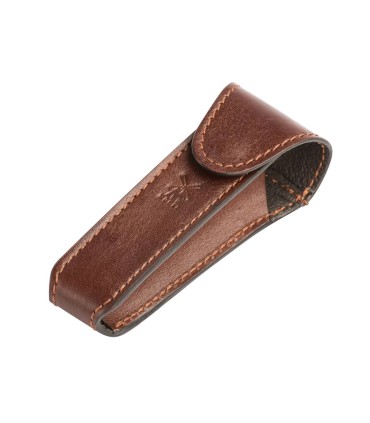 Funda Maquinilla Afeitar MÜHLE Cuero Marrón Viaje - 1
