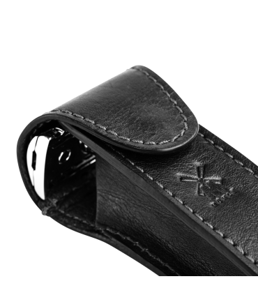 Funda Maquinilla Afeitar MÜHLE Cuero Negro Viaje - 2