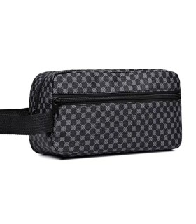 Neceser Hombre Negro Gris Estampado SensaBien Viaje - 1