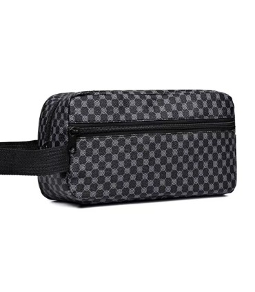 Neceser Hombre Negro Gris Estampado SensaBien Viaje - 1