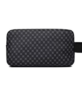 Neceser Hombre Negro Gris Estampado SensaBien Viaje - 2