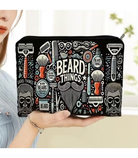 Neceser Afeitado Hombre SensaBien Estampado Negro - 1