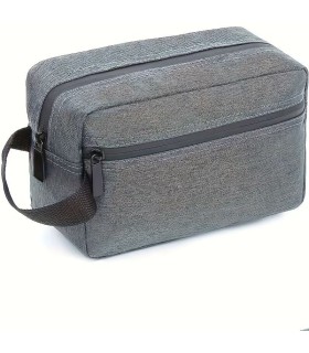 Neceser de Lona Gris Oscuro SensaBien - 1