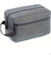 Neceser de Lona Gris Oscuro SensaBien