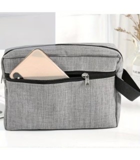 Neceser de Lona Gris Claro SensaBien - 2