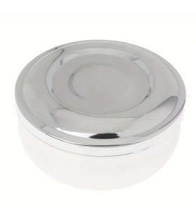 Cuenco de Afeitar Acero Inoxidable con Tapa SensaBien Cromado - 2