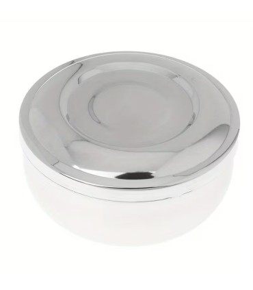 Cuenco de Afeitar Acero Inoxidable con Tapa SensaBien Cromado - 2
