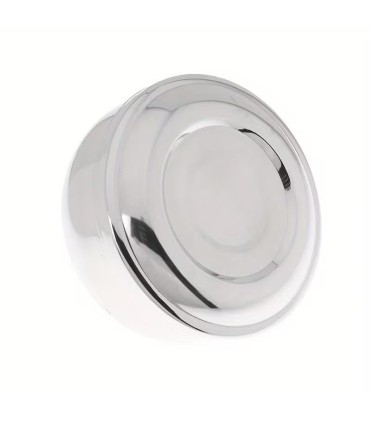 Cuenco de Afeitar Acero Inoxidable con Tapa SensaBien Cromado - 3