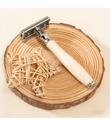 Maquinilla de Afeitar Clásica Marfil Peine Cerrado SensaBien - 2