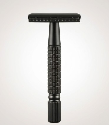 Maquinilla de Afeitar Clásica Mango Corto SensaBien Negra - 1