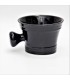 Taza de Afeitado Cerámica Negra con Asa SensaBien - 2