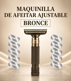 Maquinilla de Afeitar Ajustable 8 Posiciones Bronce SensaBien - 1