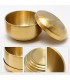 Cuenco de Afeitar Acero Inoxidable Dorado con Tapa SensaBien - 3