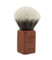 Brocha de Afeitar Omega Fibra Sintética Elite PRO-GRIP Marrón
