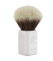 Brocha de Afeitar Omega Fibra Sintética Elite PRO-GRIP Blanca