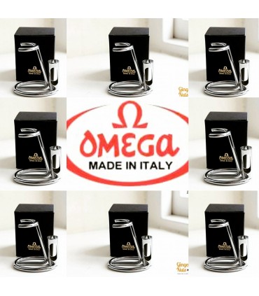 Soporte Cromado Brocha y Maquinilla de Afeitar Omega - 4