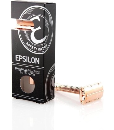 Maquinilla de Afeitar Epsilon Mariposa Oro Rosa -6
