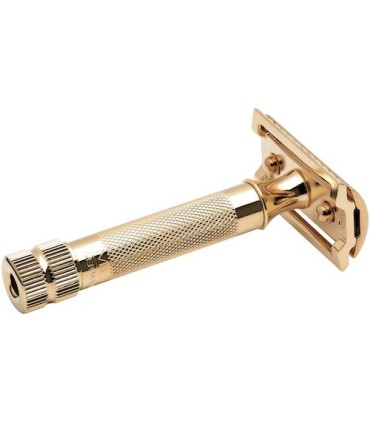 Maquinilla de Afeitar Merkur 34G Oro Peine Cerrado - 2