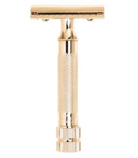 Maquinilla de Afeitar Merkur 34G Oro Peine Cerrado - 3