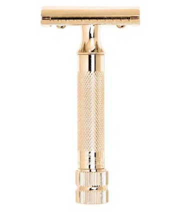 Maquinilla de Afeitar Merkur 34G Oro Peine Cerrado - 3