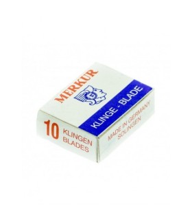 Hojas de Afeitar Merkur 908 para Maquinilla de Bigote 10 unidades - 1