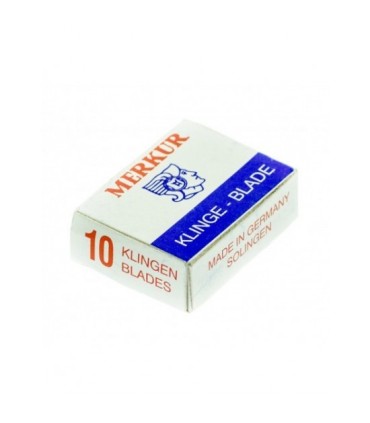 Hojas de Afeitar Merkur 908 para Maquinilla de Bigote 10 unidades - 1
