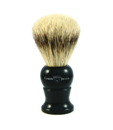 Brocha de Afeitar Tejón Super Edwin Jagger Negra L - 1
