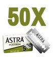 Pack 50 Cuchillas Astra Superior Platinum Doble Filo