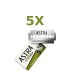 Pack 5 Cuchillas Astra Superior Platinum Doble Filo - 1