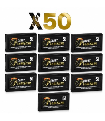 Derby Black Premium 50 | Cuchillas Doble Filo