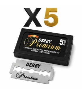 Pack 5 Cuchillas Derby Black Premium Doble Filo - 1