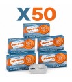 Pack 50 Cuchillas Merkur Super Platinum Doble Filo