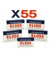 Pack 55 Cuchillas Elios Platinum Doble Filo