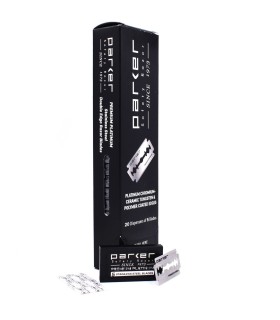 Pack 100 Cuchillas Parker Premium Platinum Doble Filo - 1