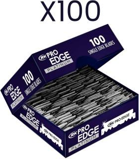Pack 100 Cuchillas Partidas RK Pro Edge Platinum - 2