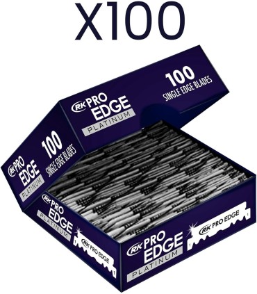Pack 100 Cuchillas Partidas RK Pro Edge Platinum - 2