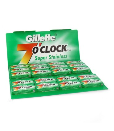 Pack 100 Cuchillas Gillette 7 O’Clock Super Stainless - 1