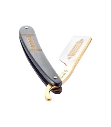 Navaja de Afeitar DOVO Bismarck 6/8" Madera Ébano - 4
