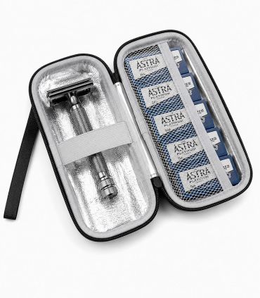 Estuche Maquinilla Afeitar Rígido SensaBien Gris - 2