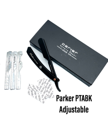 Navaja Barbero Parker PTABK Ajustable Negra - 5