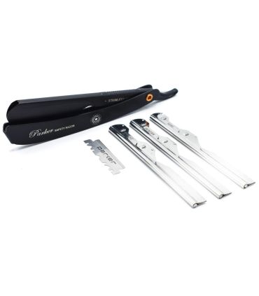 Navaja Barbero Parker PTABK Ajustable Negra - 4