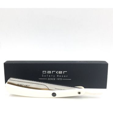 Navaja Barbero Parker PTW Blanca - 4