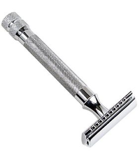 Maquinilla Afeitar Parker 91R Peine Cerrado Cromada - 1