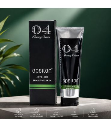 Crema de Afeitar Epsilon Classic Mint Tubo 150 ml - 3