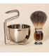 Set Afeitado SensaBien Brocha Tejón Ámbar, Bol y Soporte - 1