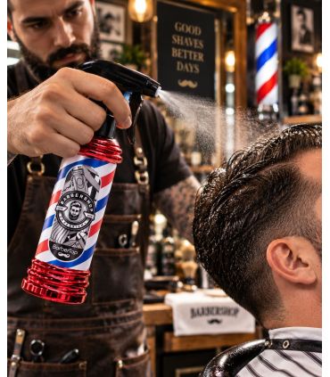 Pulverizador de Agua Barbería Retro Rojo SensaBien - 3